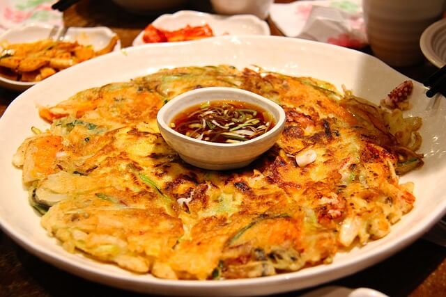 韓国料理のチヂミ