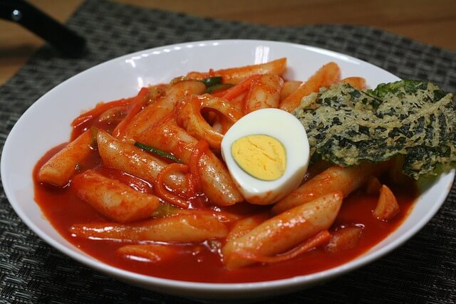 韓国料理のトッポッキ