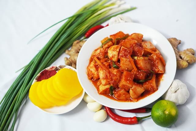 韓国料理のキムチ