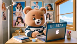 K-TOP韓国語教室のオンラインレッスンを楽しんでいる様子