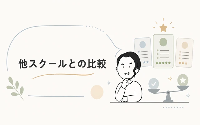 DMM 生成AI CAMP 学び放題と他スクールを徹底比較するイメージ画像