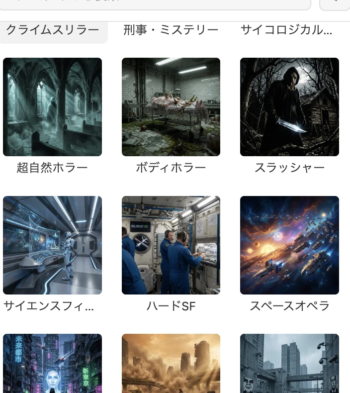 Genspark AIの画像生成で選べるスタイルテンプレート一覧
