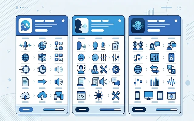 SpeaklyとGenspark AIを他の音声入力アプリと比較した画像