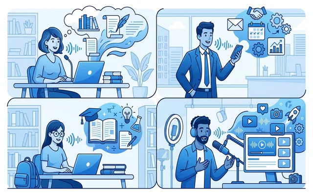 SpeaklyとGenspark AIがおすすめなユーザー像を説明する画像