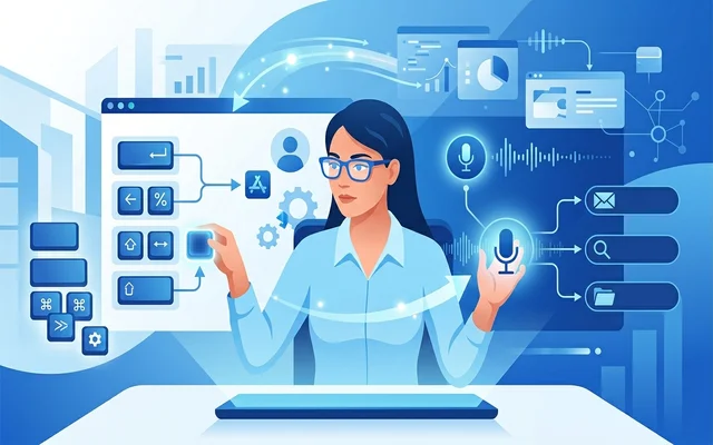 Speaklyのカスタムショートカット設定方法を説明した図解